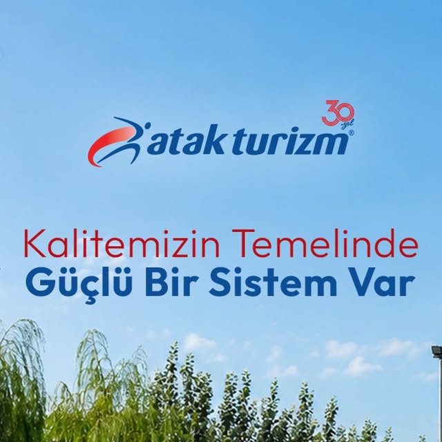 Atak Turizm'in 30 yıllık deneyimi ve uzman sürücüleri